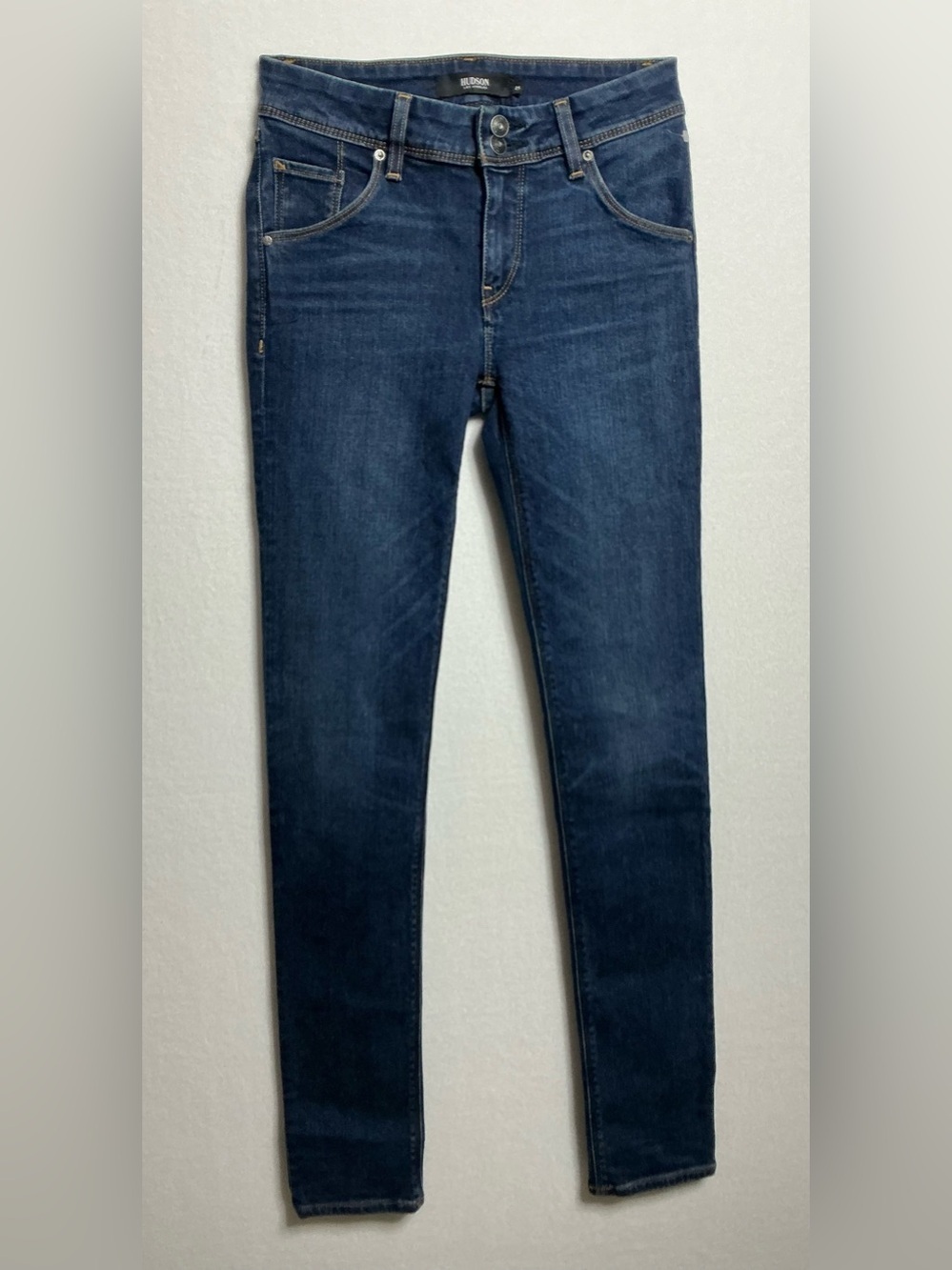 Hudson Hudson Los Angeles Skinny Jeans - Dark Wash - Size 25 - Picture 3 of 10